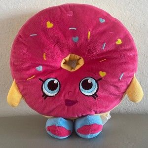 Shopkins Pink Delish Donut Pillow Plush 14” stuffed animal